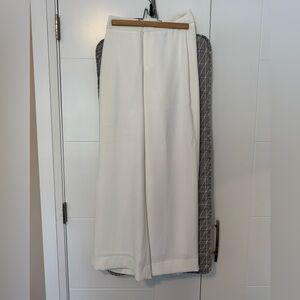 Banana Republic Cream Wide-Leg Pants